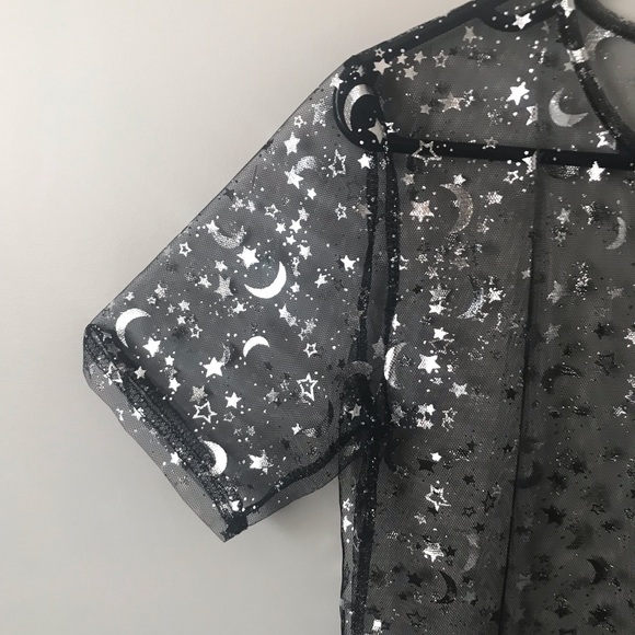 NWT Festival Moon & Stars Oversized Tee/Dress - Picture 6 of 6